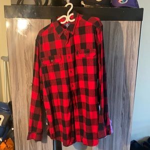Ted plaid long sleeve shirt. Worn twice.